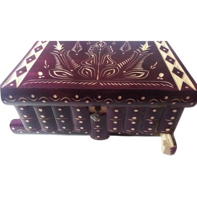 Magic Puzzle Box голяма дървена декорация магическа пъзел кутия скрито съхранение на ключове пари бижута диамантен сейф (_4bd47204f)