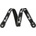 Fender Quickgrip Running Logo Running Logo Black and White Колан за китара (0990629008)