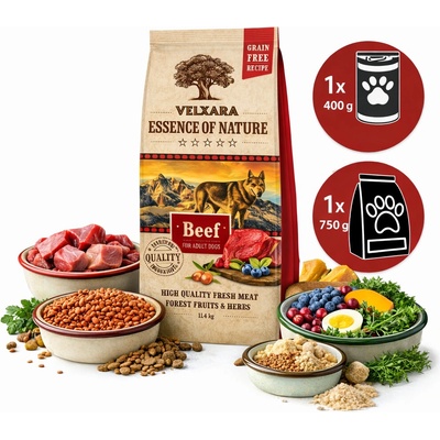 Velxara FM GF dog adult monoprotein beef 11,4 kg
