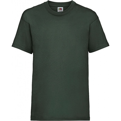 Fruit of the Loom tričko kids Valueweight T F610330 krátký rukáv dětské 1TE F610330 Bottle Green