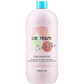 Inebrya Ice Cream Curl Plus hydratačný šampón na kučeravé vlasy 1000 ml
