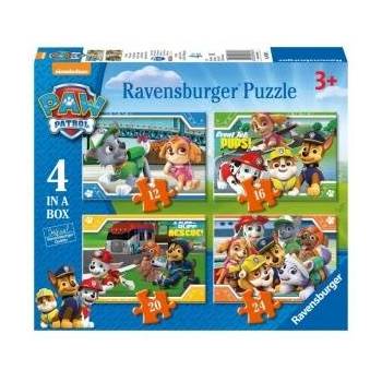 Ravensburger Puzzle 4in1 12/16/20/24 elements - Paw Patrol