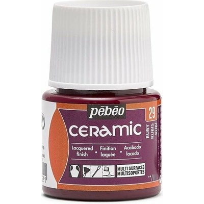Pébéo Farba na keramiku Ceramic 45 ml 29 Ruby