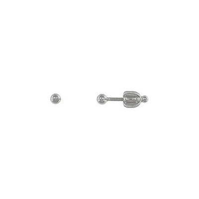 INFINITYSILVER Stříbrné náušnice pecičky 2,5mm TALIA L43104