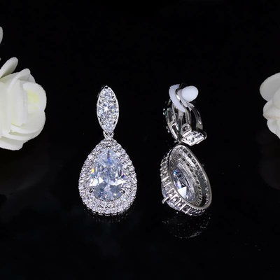 B-TOP klipsy diamond drop 61752