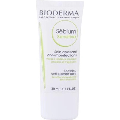 BIODERMA Sébium Sensitive успокояващ хидратиращ крем за суха кожа с акне 30 ml за жени