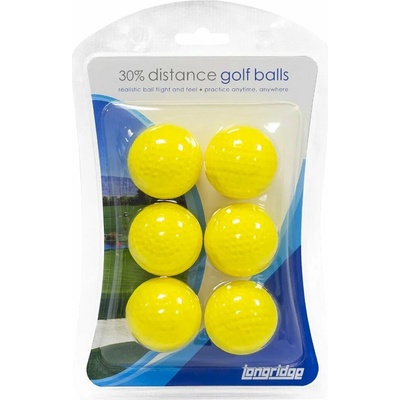 LONGRIDGE 30% DISTANCE BALLS - 6 PACK