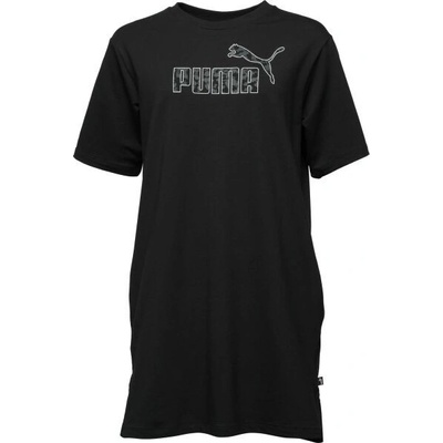 Puma ESSENTIALS LOGO DRESS TR Dámské šaty černá