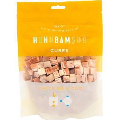 Huhubamboo kostky s kuřecím a treskou 250 g