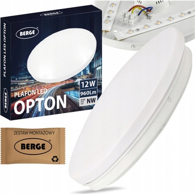 Berge přisazený LED stropní panel 12W 860lm kulatý