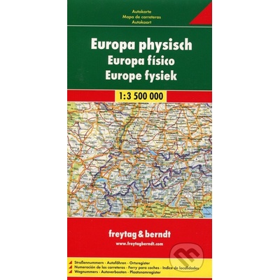 Európa všeobecnografická mapa AK 2201
