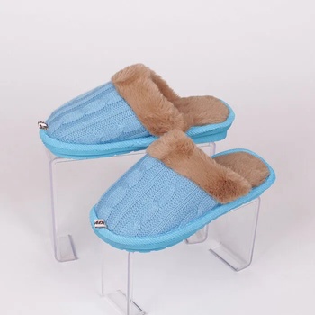 Image 1 of Дамски домашни пантофи в светлосин цвят