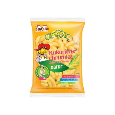 Kukuřičné velké křupky nesolené 100 g