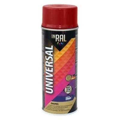 Inral Uni farba v spreji 400 ml RAL 3000 ohnivá červená matná