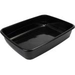Ferplast NIP 30 Тоалет за котки без ръб черен 49, 5 x 64, 5 x 14, 5 см