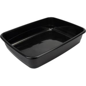 Ferplast NIP 30 Тоалет за котки без ръб черен 49, 5 x 64, 5 x 14, 5 см