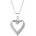 Silenti Jewelry Сребърно колие "Сърце