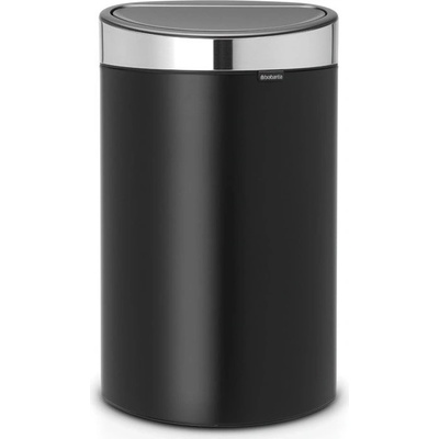 Brabantia Touch Bin NEW Brabantia matný čierny mat veko 40 l