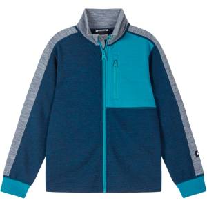 Reima Детско вълнено яке Reima Kid's Wool Sweater Merin Wool jacket - Aquatic Blue - размер 164 (EU) (703-7634-0118)