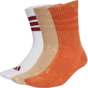 adidas Мъжки спортни чорапи adidas 3-Stripes Concept Crew WSH 3-Pack Sports socks - Fox Orange / Warm Sandstone / White - размер 28-30 (EU) (207-1479-0211)