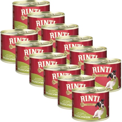 RINTI Консерва Rinti Gold Adult глиган 12 x 185 г