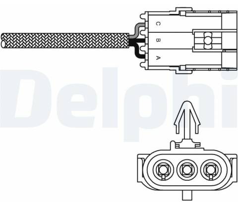 Lambda sonda DELPHI ES10995-12B1 (ES1099512B1)