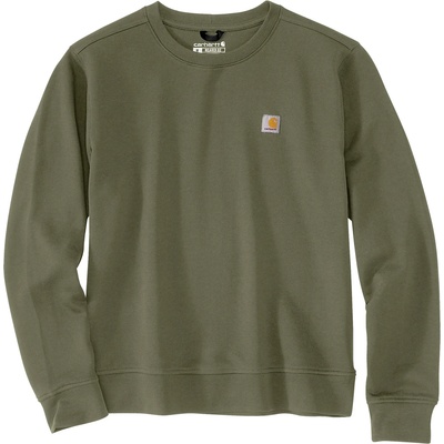 Carhartt WIP Дамски пуловер Carhartt Women's Tencel Fiber Series Crewneck Sweatshirt Jumper - Dusty Olive (117-3710-0113)
