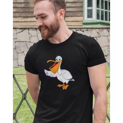 Pelikán Canvas tričko s krátkým rukávem 0997 Černá