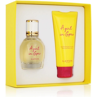 Lanvin a Girl in Capri EDT 50 ml + telové mlieko 100 ml darčeková sada