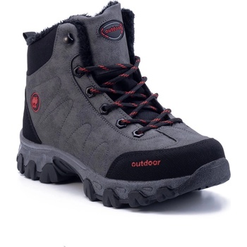 Johns Athletic Унисекс туристически обувки 4054u - Опушеносиви #361570 (361570_Черно)