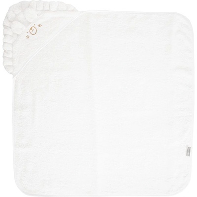 Lorelli Хавлия с качулка Lorelli - С бродерия, 90 x 90 cm, бяла (10420090001)