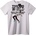 NOONEBRAND Тениска 3-ти Световен Аниме - 2XL, White