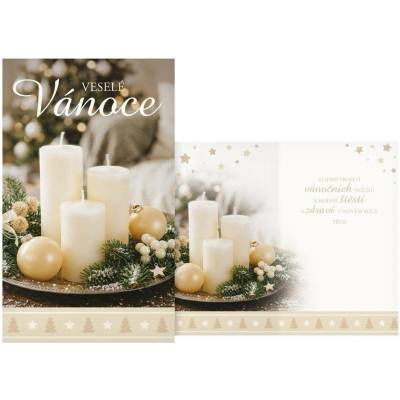 UNIPAP přání Vánoční malé V23-190 Z PRANI_Z_684 659497