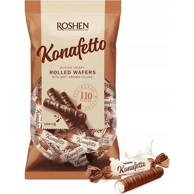 Roshen Cukríky trubičky v čokoláde 1 kg