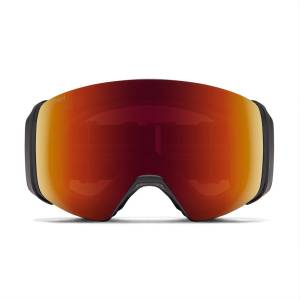 SMITH Ски маска Smith 4D MAG ChromaPop S3+S1 (VLT 16+65%) Ski goggles - Black / Sun Red Mirror + Storm Yellow Flash (417-3134-0111)