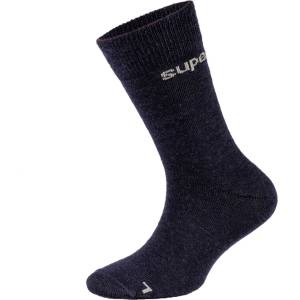 super. natural Детски мериносови чорапи super. natural Kid's All Day Socks 2-Pack Merino socks - Navy Blazer / Wing Grey - размер 19-22 (EU) (207-1113-0311)
