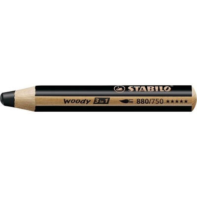 STABILO woody 3 in 1 - 880/750 - černá