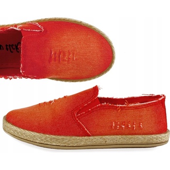 Espadrilky ošúchané červené