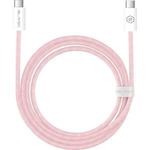 Blavec USB Кабел Blavec Candy, Type-C, PD, 60W, 3A, 3m, Apple CarPlay/Android Auto (CCA-CC3P30), розов