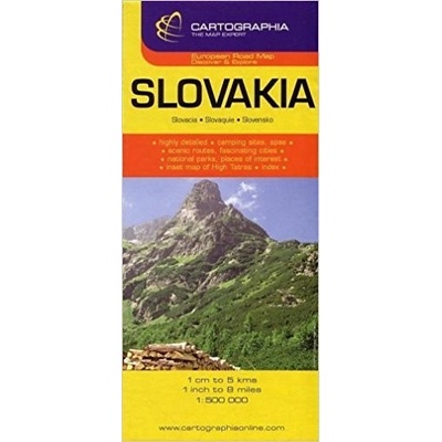 Szlovákia / Slovakia 1 : 500 000 - Autótérkép (külföld)