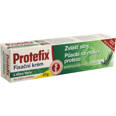 Protefix Fixační krém na zubní protézu Aloe Vera 47 g – Zboží Dáma