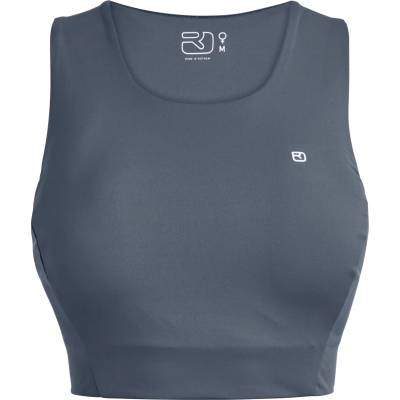 Ortovox Дамски спортен сутиен Ortovox Women's All Mountain Top Sports bra - Dark Arctic Grey (114-3890-0313)