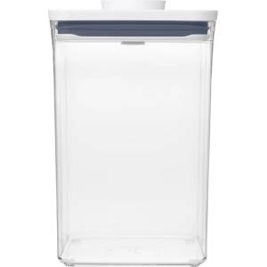 OXO Кухненски съд за съхранение pop good grips 4, 2 л, квадратен, пластмаса, oxo (oxo11233500)