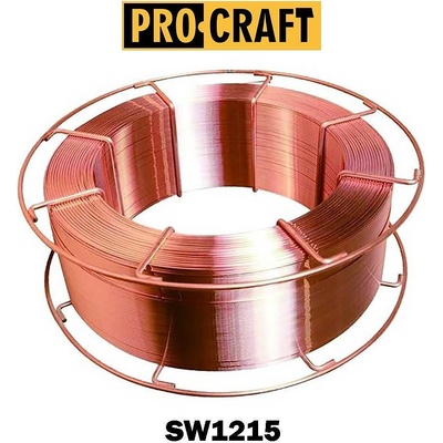PROCRAFT Заваръчна тел, подмеднена, 1.2 мм, 15 кг, procraft sw1215 (sw1215)