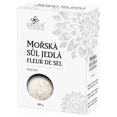 Grešík Soľ Morská jedlá Fleur de sel 100g