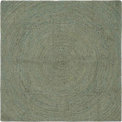 vidaXL Килими за помещение Маслиненозелено 160 x 160 cm юта (42010585)