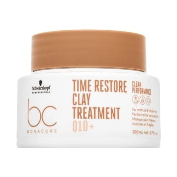Schwarzkopf BC Bonacure Time Restore Clay Treatment Q10+ подхранваща маска за зряла коса 200 ml