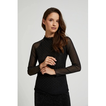 Moodo Черно поло с дълъг ръкав Moodo | Cheren | ЖЕНИ | XS
