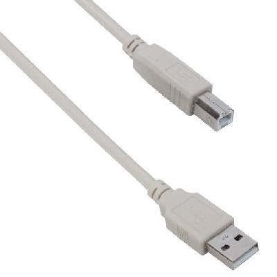 Кабел за принтер DeTech USB A - USB B, High Quality, 1.5m (18054)