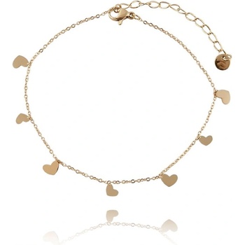 Bijutanki Позлатена Гривна за Крак - Сърце